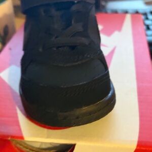 Nike Kids All-Black Lace-Up Sneakers